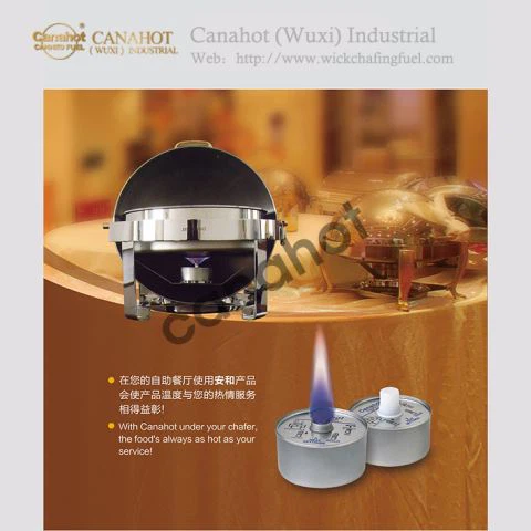 Breosla Chafing Adjustable Wick - an Breosla is Sábháilte i gcomhair Buffet